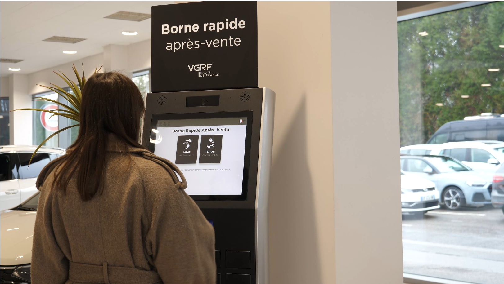 Audi Lens - Borne rapide après-vente